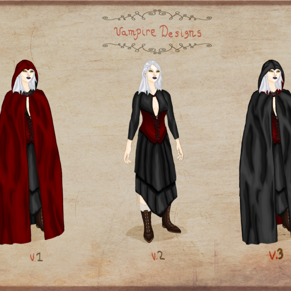 Female Vampire - Concept Art