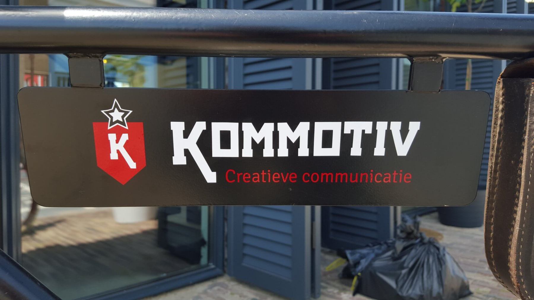 KOMMOTIV Bicycle Sign
