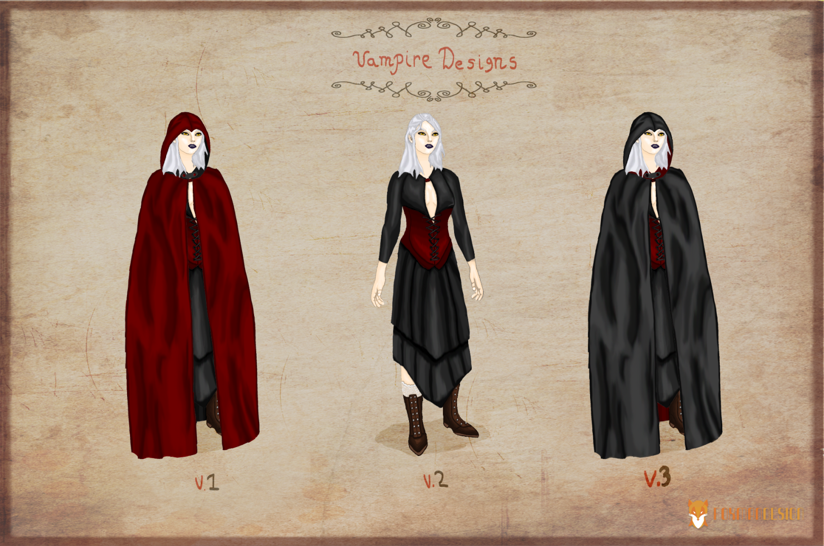 Female Vampire - Concept Art